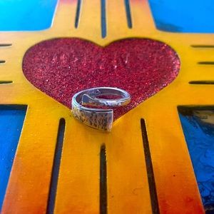 Sterling silver spoon ring